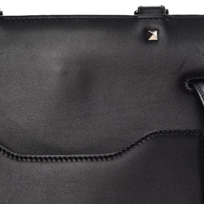 Valentino Garavani Calfskin Studded Medium Joylock Satchel Black 10 of 17