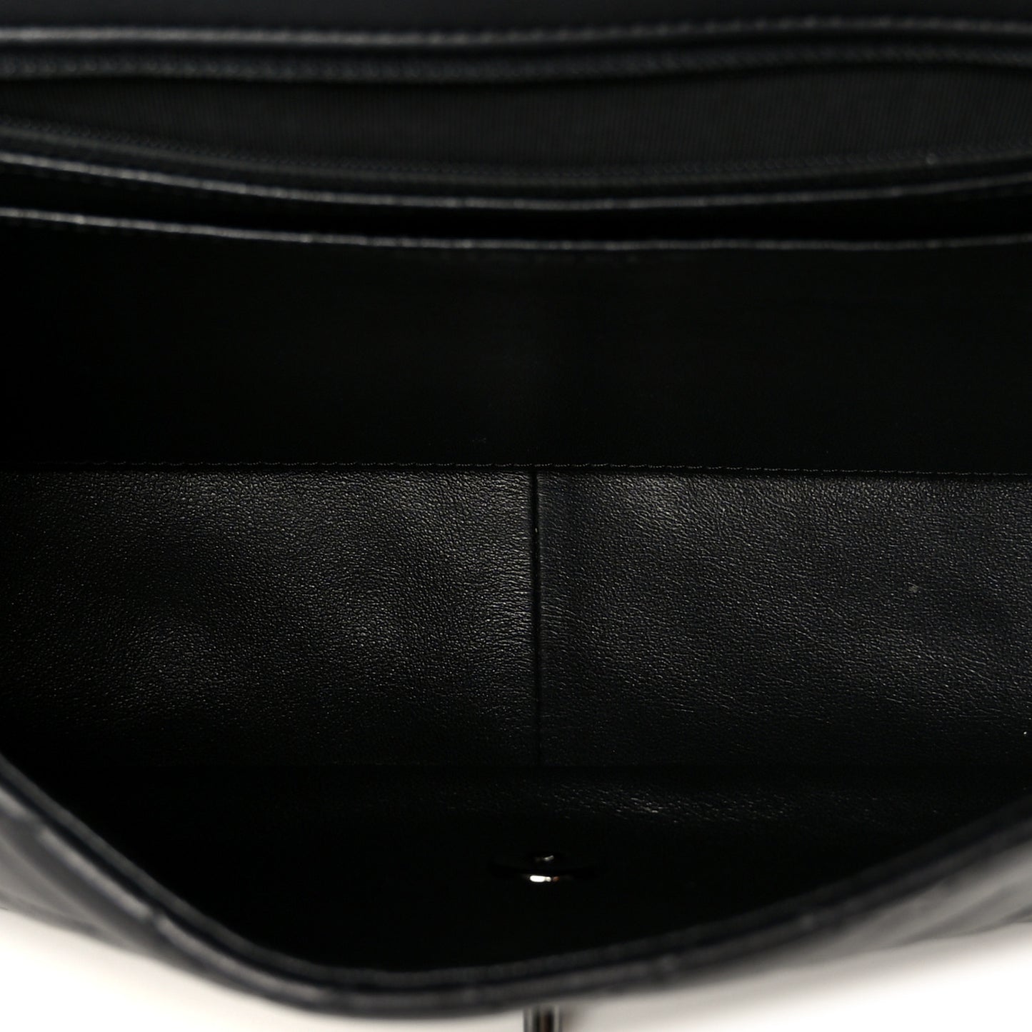 Lambskin Quilted Elementary Chic Flap Black