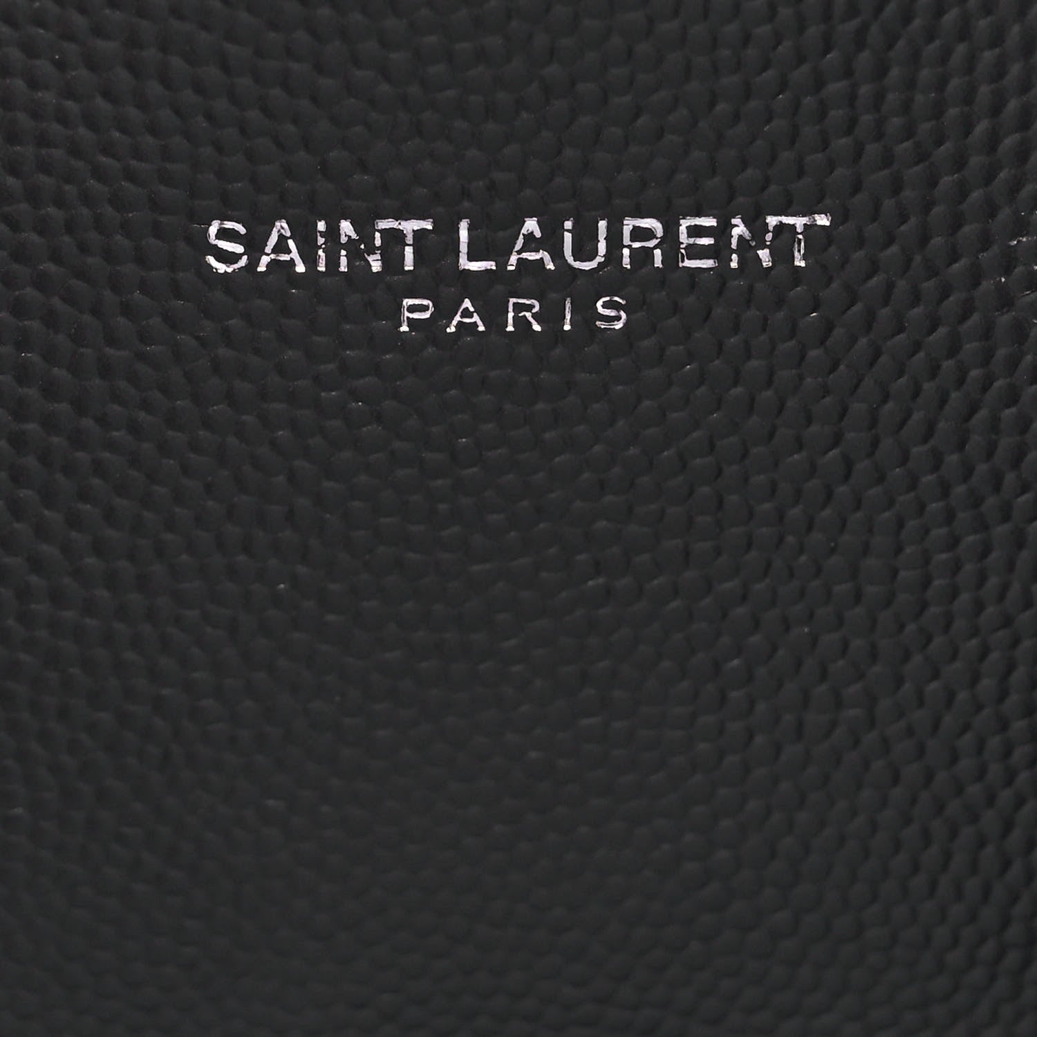 Saint Laurent Grain De Poudre Matelasse Chevron Monogram Flap Wallet Coal 6 of 11