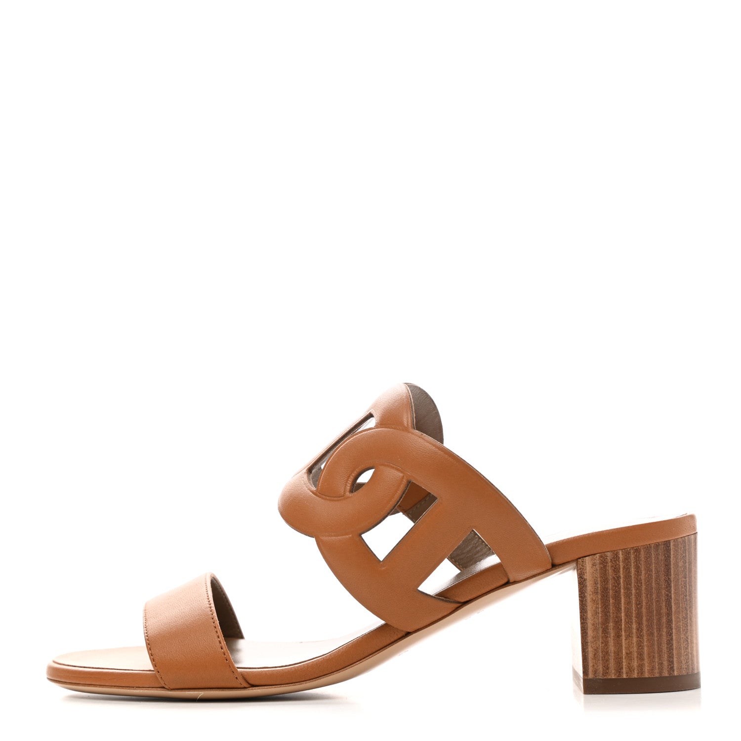 Hermes Nappa Bikini Sandals 36.5 Gold 1 of 11