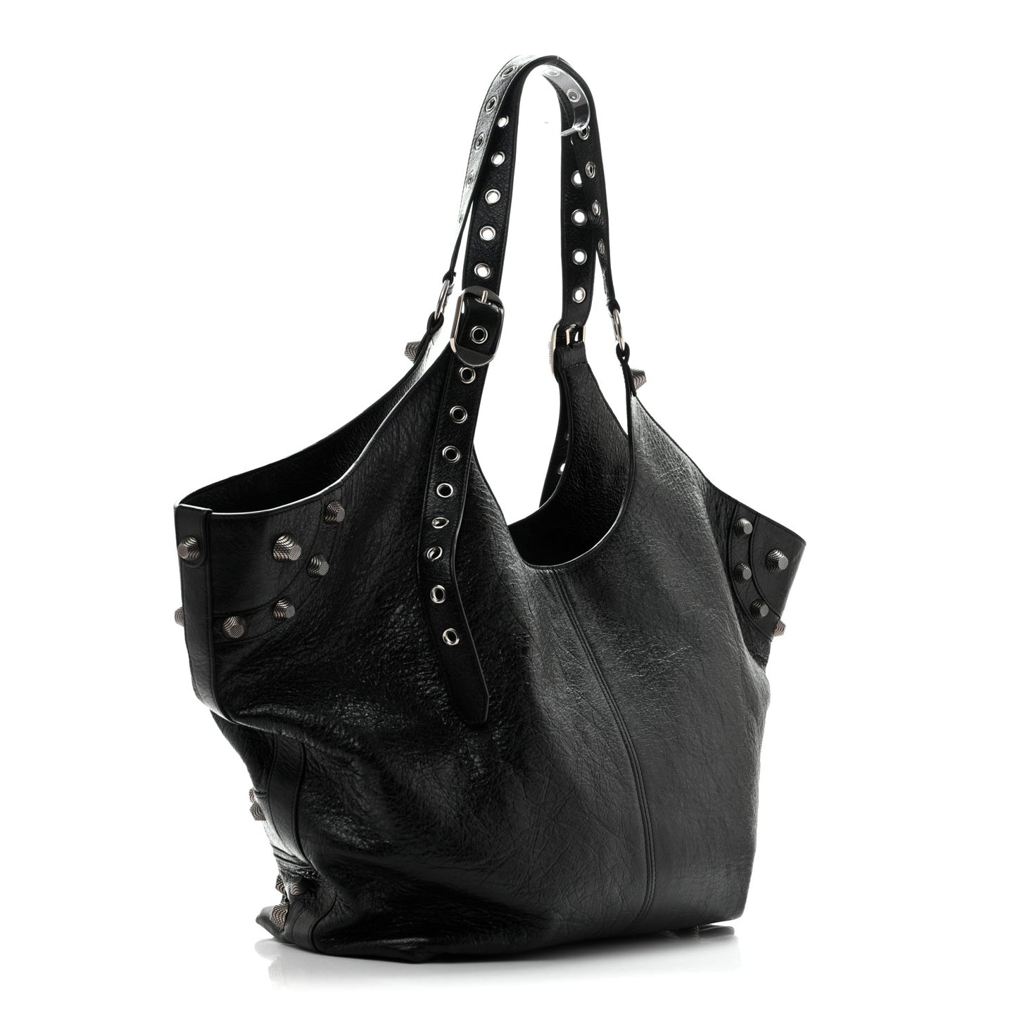Agneau Arena Large Le Cagole Carry All Bag Black