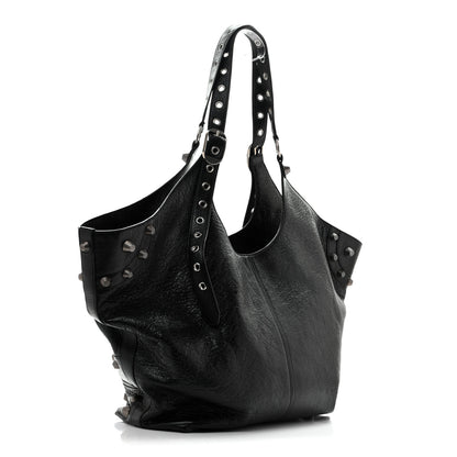 Balenciaga Agneau Arena Large Le Cagole Carry All Bag Black 4 of 12