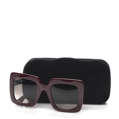 Gucci Acetate Oversize Sunglasses GG0328S Red 9 of 9