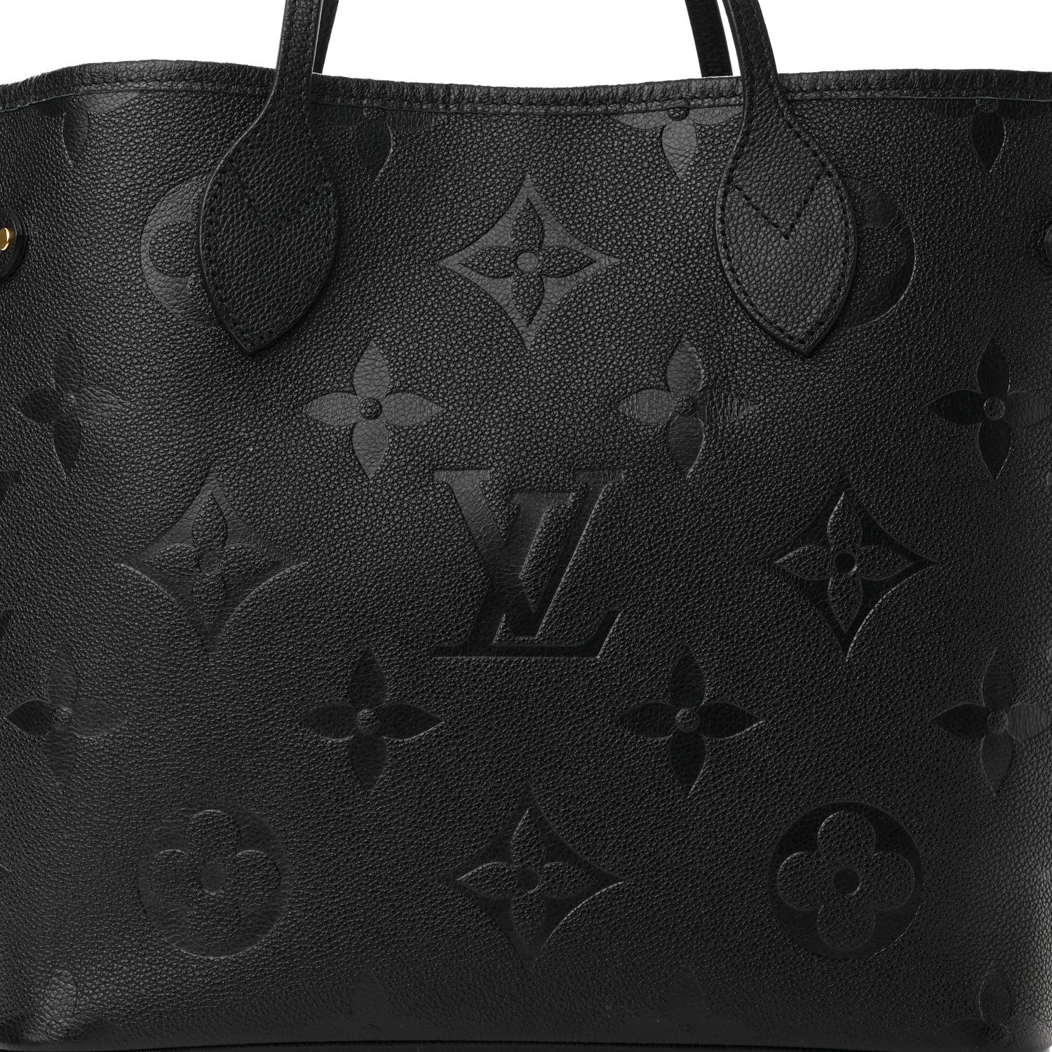 Louis Vuitton Empreinte Monogram Giant Neverfull MM Black 8 of 10
