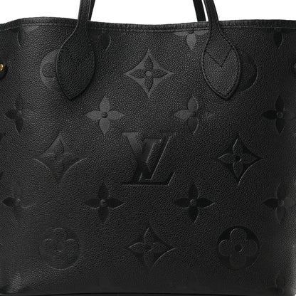 Louis Vuitton Empreinte Monogram Giant Neverfull MM Black 8 of 10