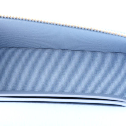 Chanel Caviar Quilted Top Handle Slim Vanity With Chain Light Blue 4 of 10