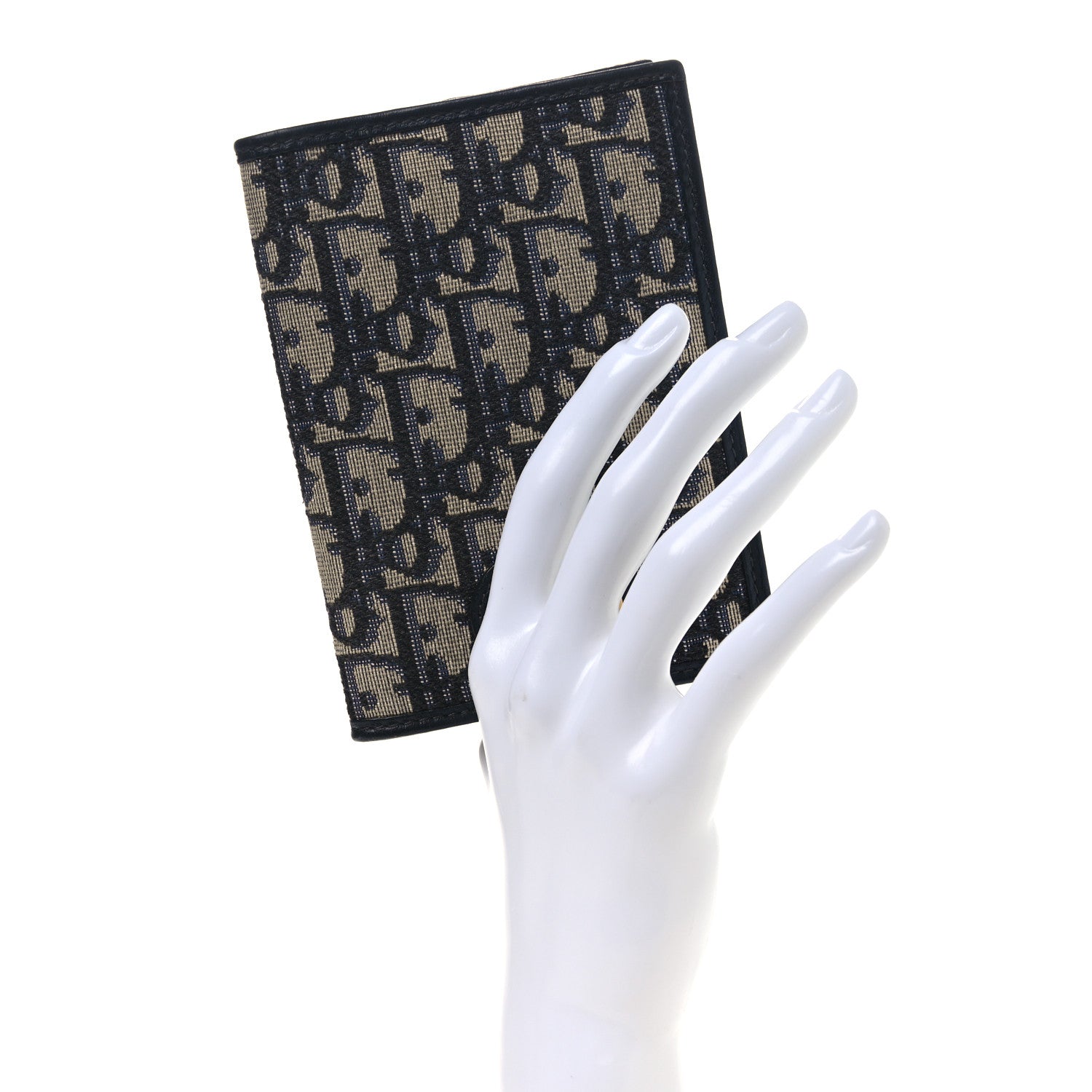 Christian Dior Oblique 30 Montaigne Passport Holder Blue 1828597