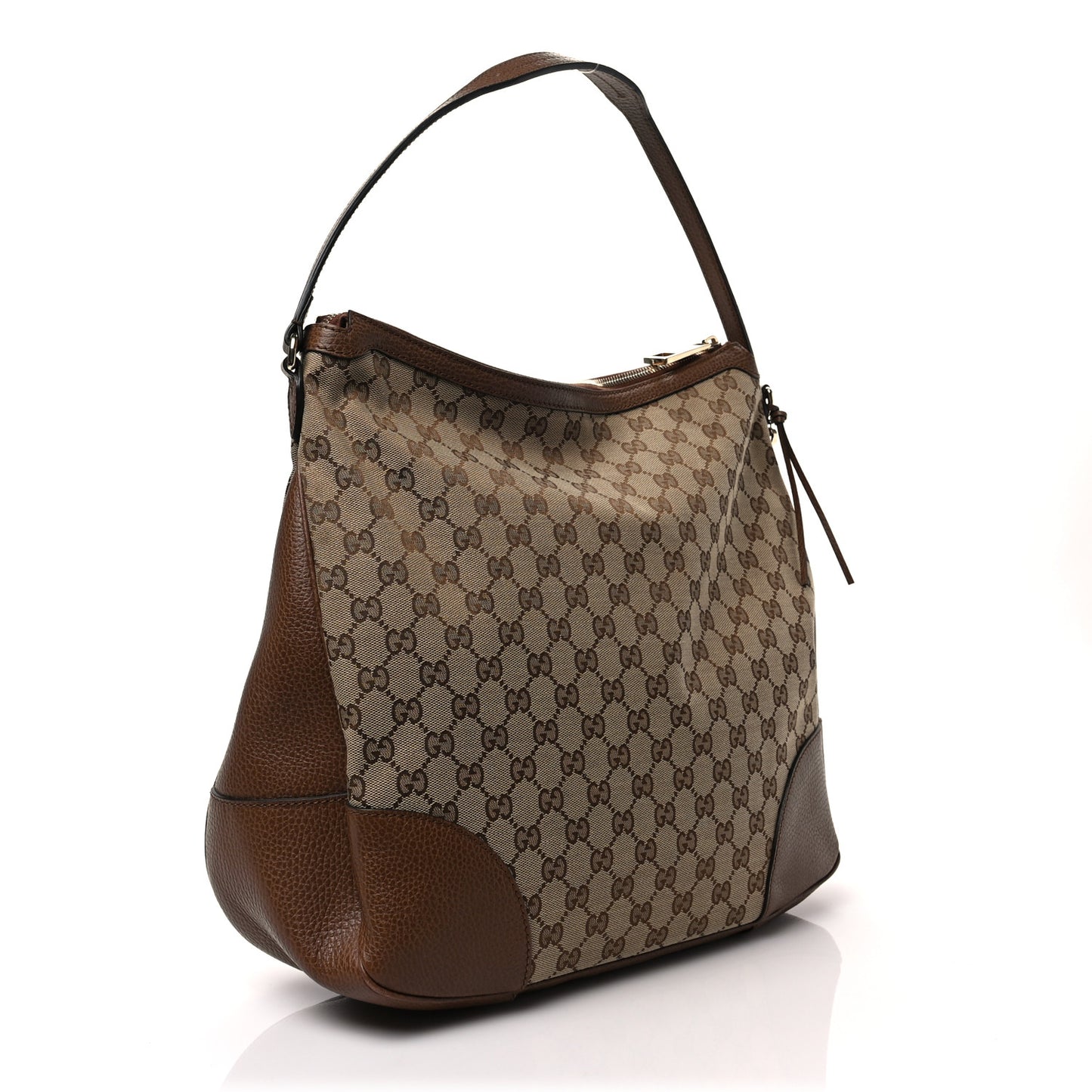 Soft GG Monogram Large Margaux Hobo Brown