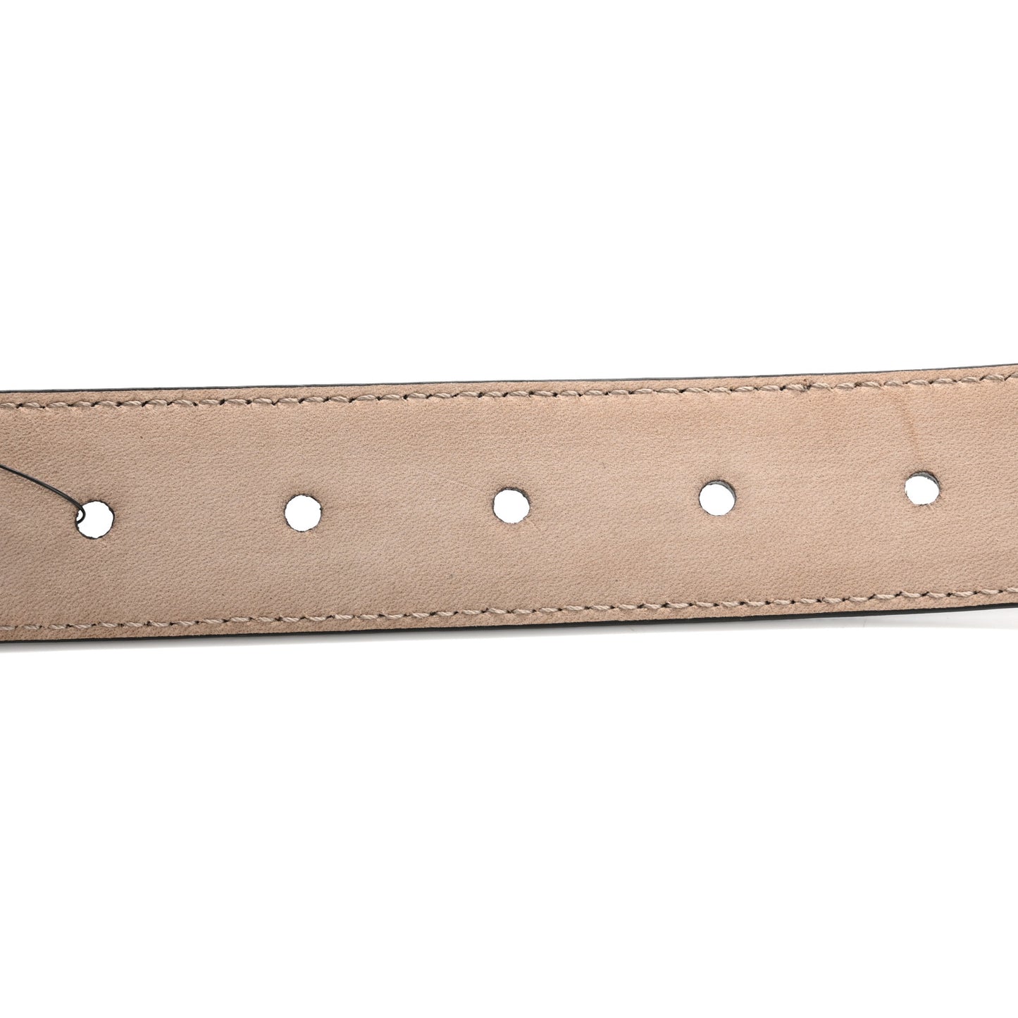 Textured Dollar Calfskin 30mm Belt 110 44 Black
