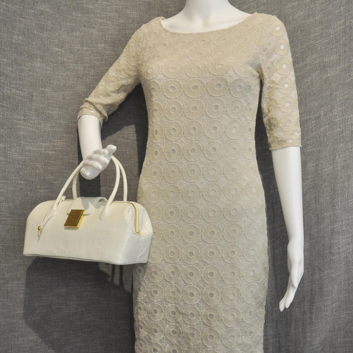 Alligator Frame Bag White