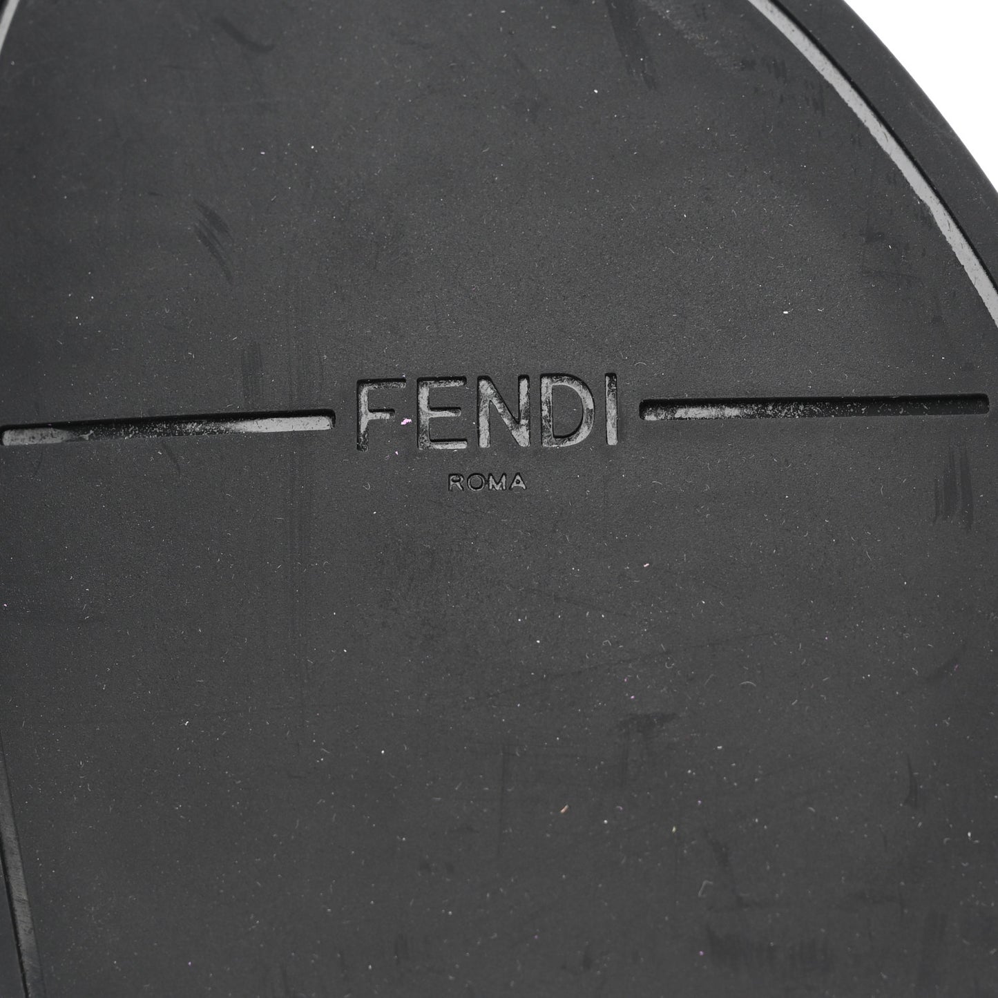 Shearling FF Fendi Feel Sandals 38 Bouganville