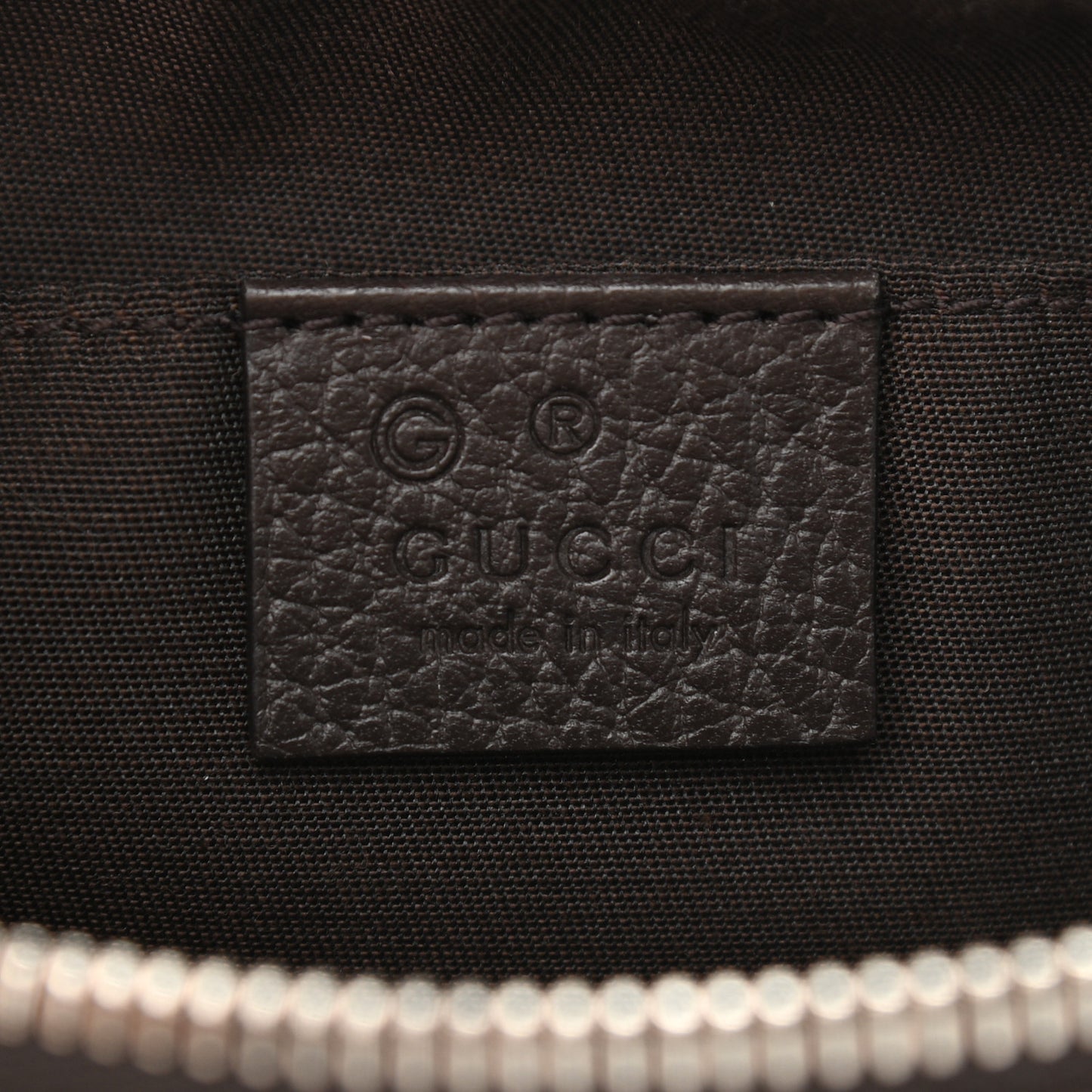 Monogram Belt Bag Dark Brown