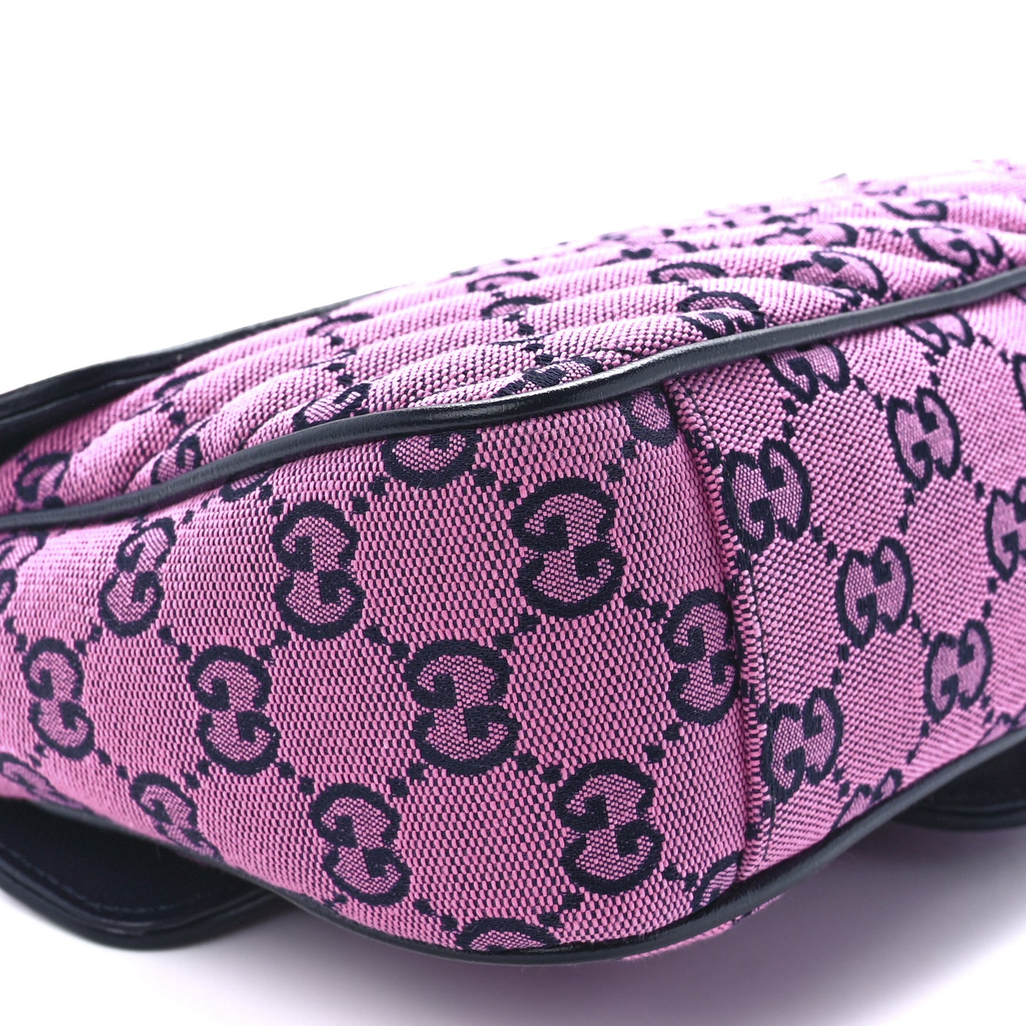 Monogram Multicolor Matelasse Diagonal Small GG Marmont Shoulder Bag Pink Blue