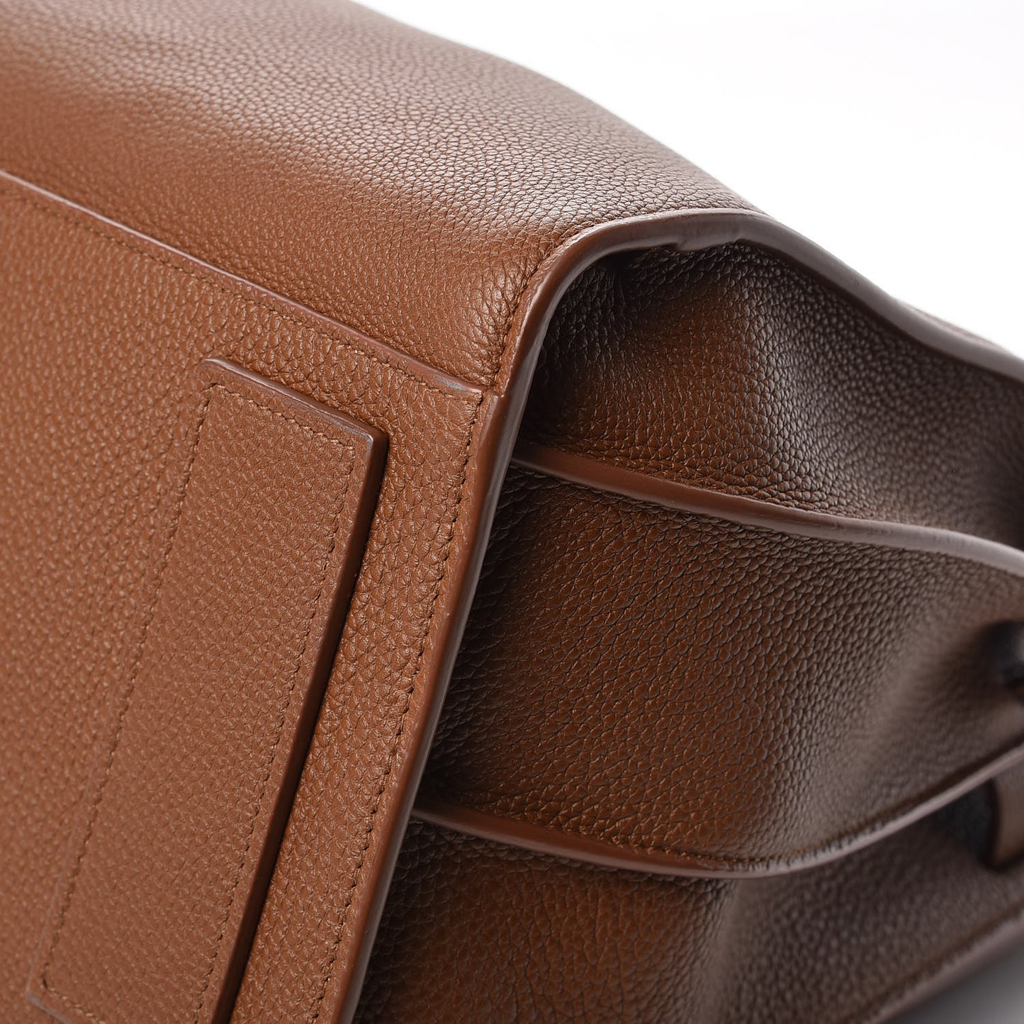 Grained Calfskin Medium Souple Sac De Jour Camel Brilliant