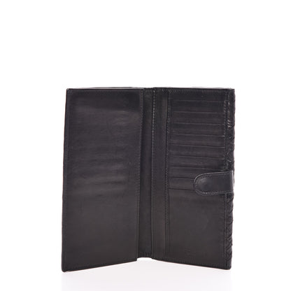 Bottega Veneta Nappa Intrecciato Embossed Continental Wallet Black 5 of 8