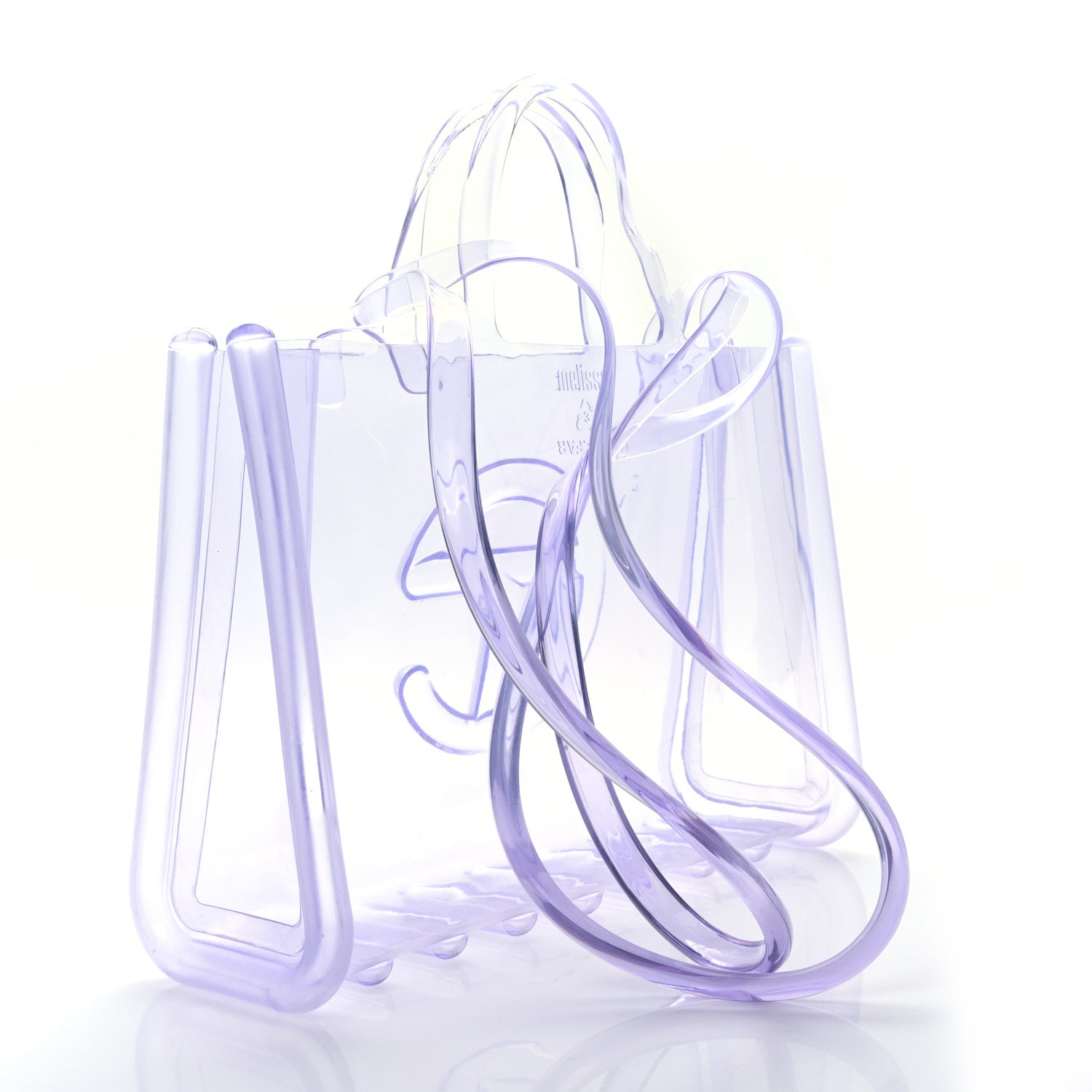 Telfar x MELISSA Jelly Medium Shopping Bag Clear 3 of 9