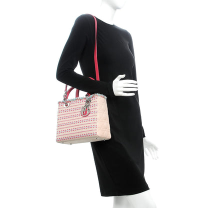 Christian Dior Tweed Medium Lady Dior Multicolor 2 of 9