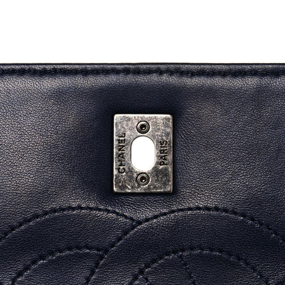 Chanel Lambskin Quilted Small Trendy CC Flap Dual Handle Bag Navy 15 of 17