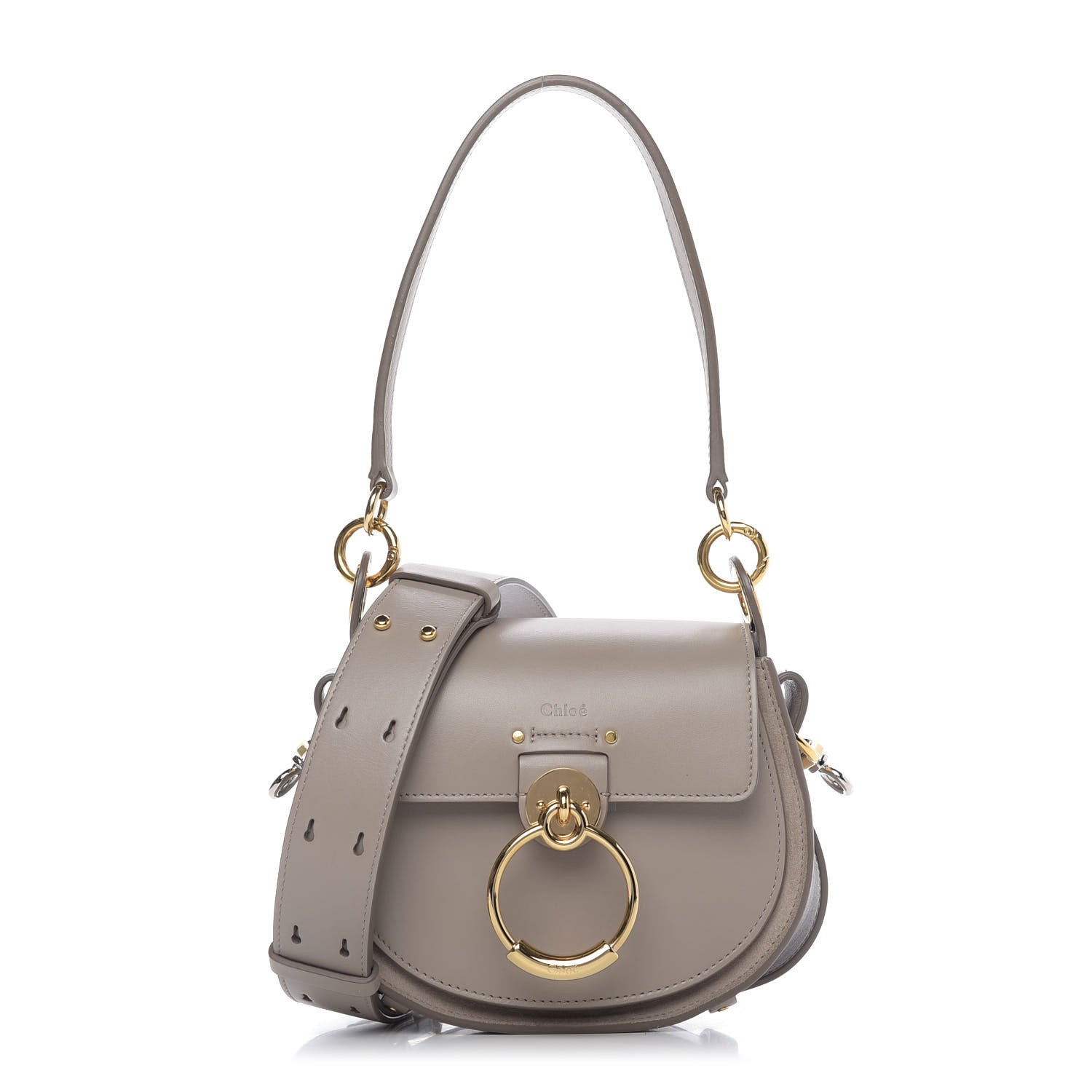 Chloe Calfskin Small Tess Bag Motty Grey 1 of 8