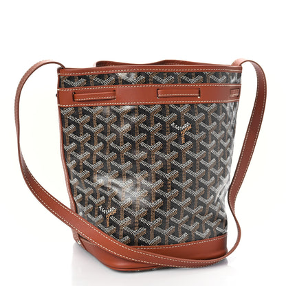 Goyard Goyardine Petit Flot Bucket Bag PM Black Gold 3 of 10