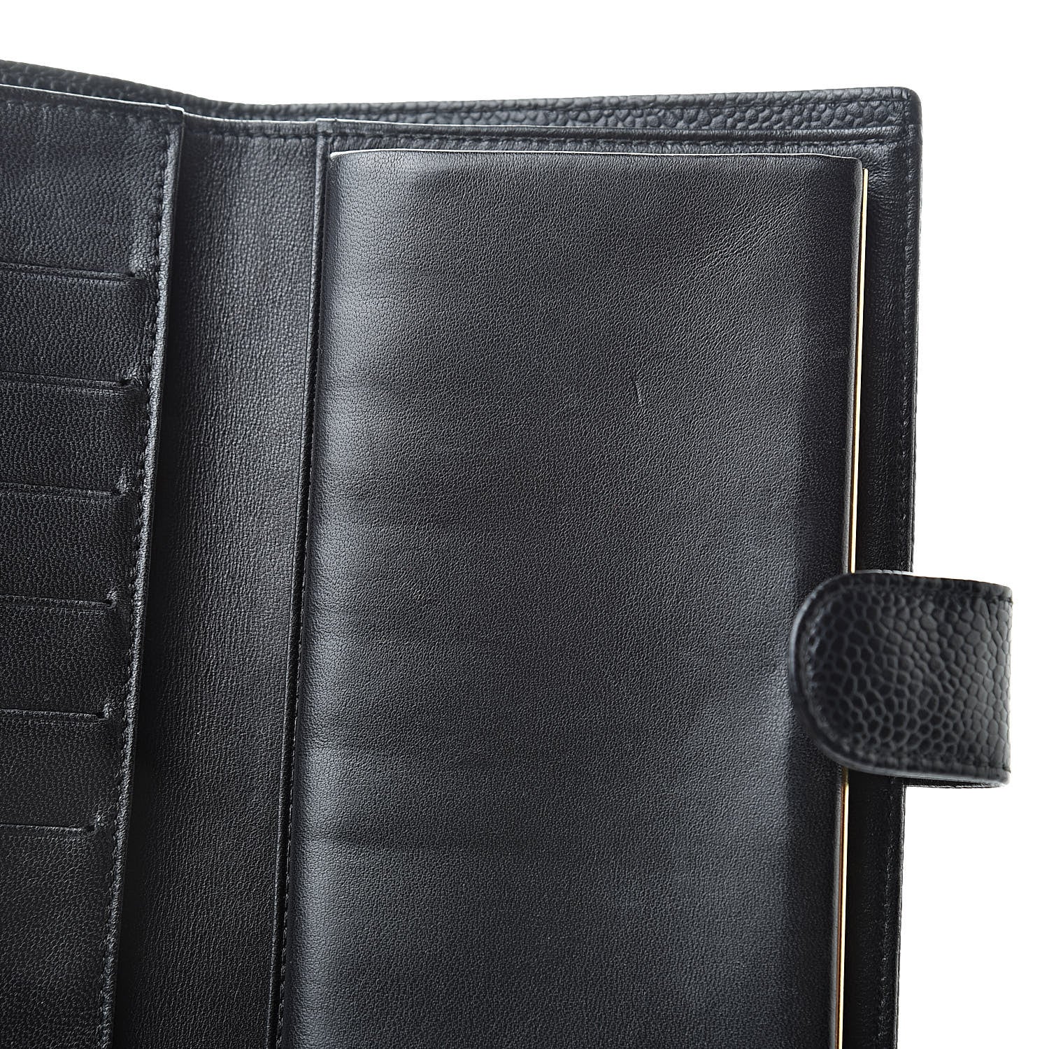 Chanel Caviar Timeless CC French Wallet Black 9 of 12