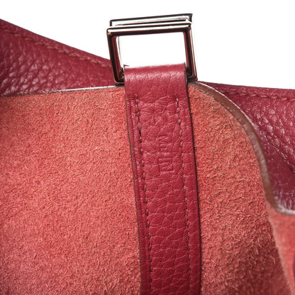 Hermes Taurillon Clemence Picotin 18 PM Rubis 7 of 8