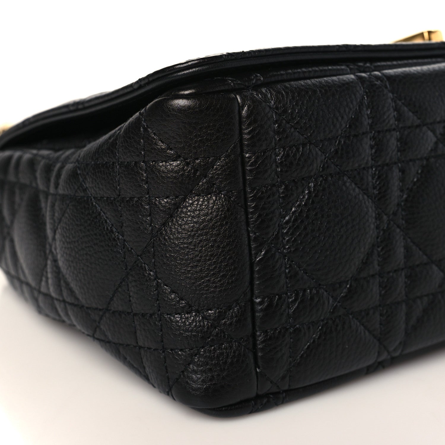 Christian Dior Calfskin Cannage Medium Caro Bag Black 8 of 9