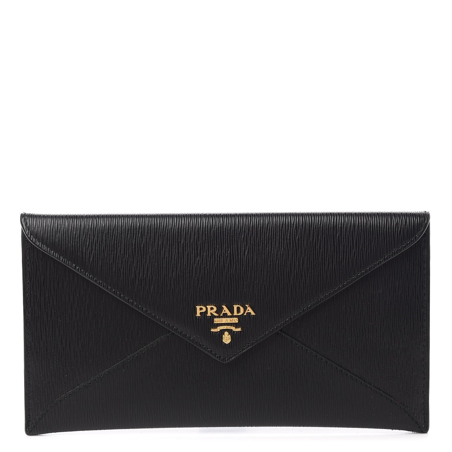 Prada Vitello Move Envelope Wallet Black 1 of 6