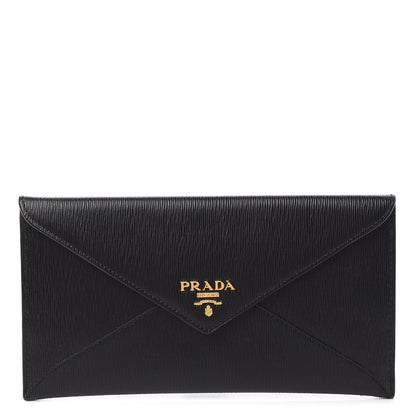 Prada Vitello Move Envelope Wallet Black 1 of 6