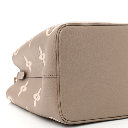 Louis Vuitton Empreinte Monogram Giant Neonoe MM Tourterelle Creme 10 of 11