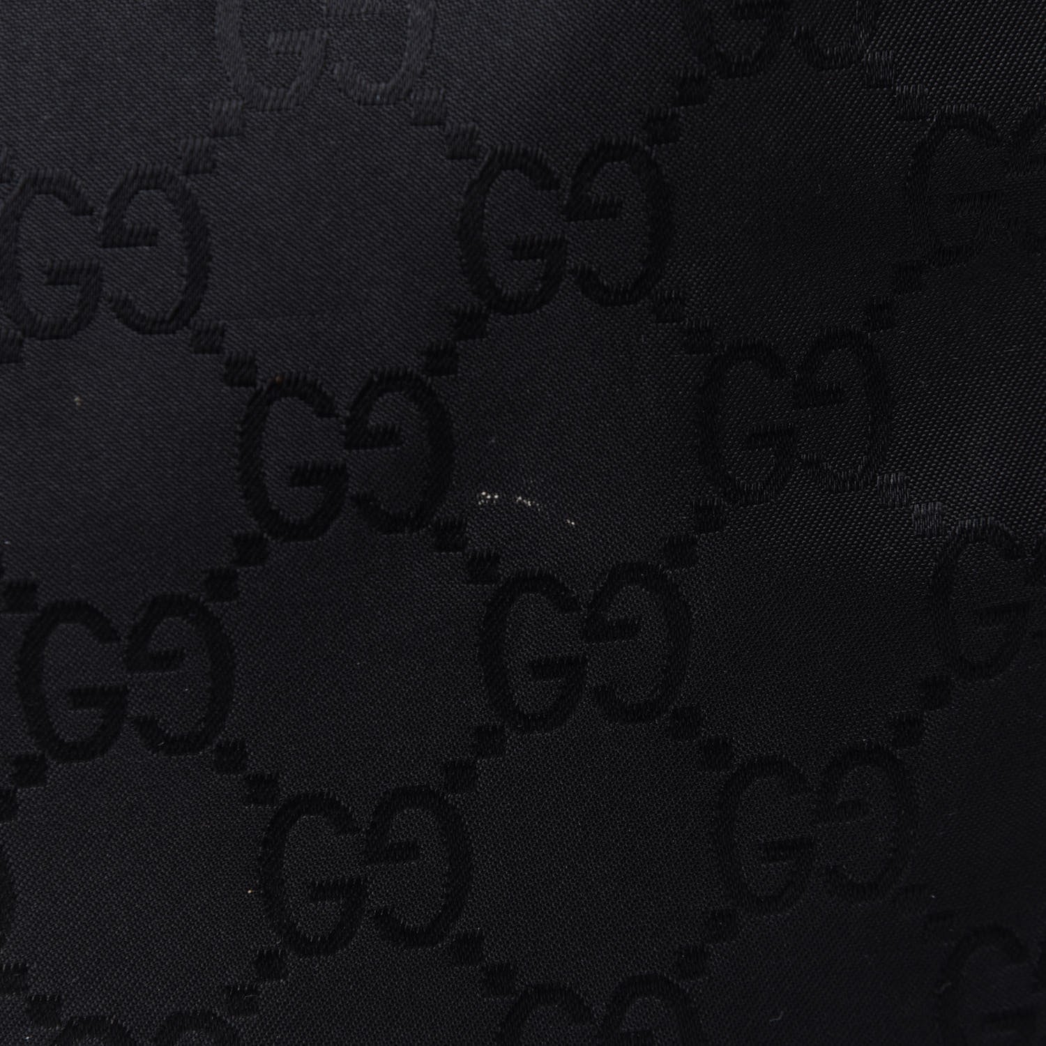 Gucci Nylon Monogram Hobo Black 10 of 10
