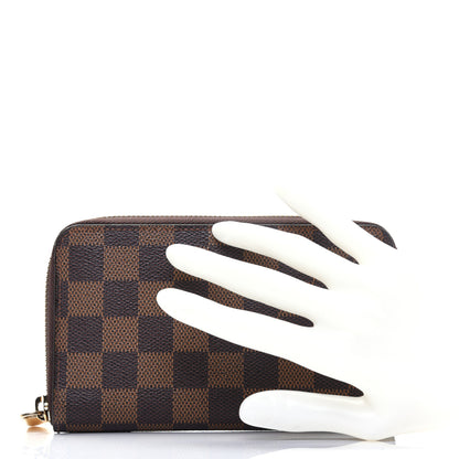 Louis Vuitton Damier Ebene Zippy Compact Wallet 2 of 10