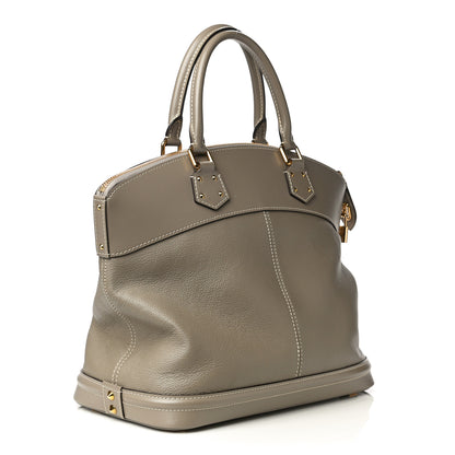 Louis Vuitton Suhali Lockit MM Greige 3 of 16