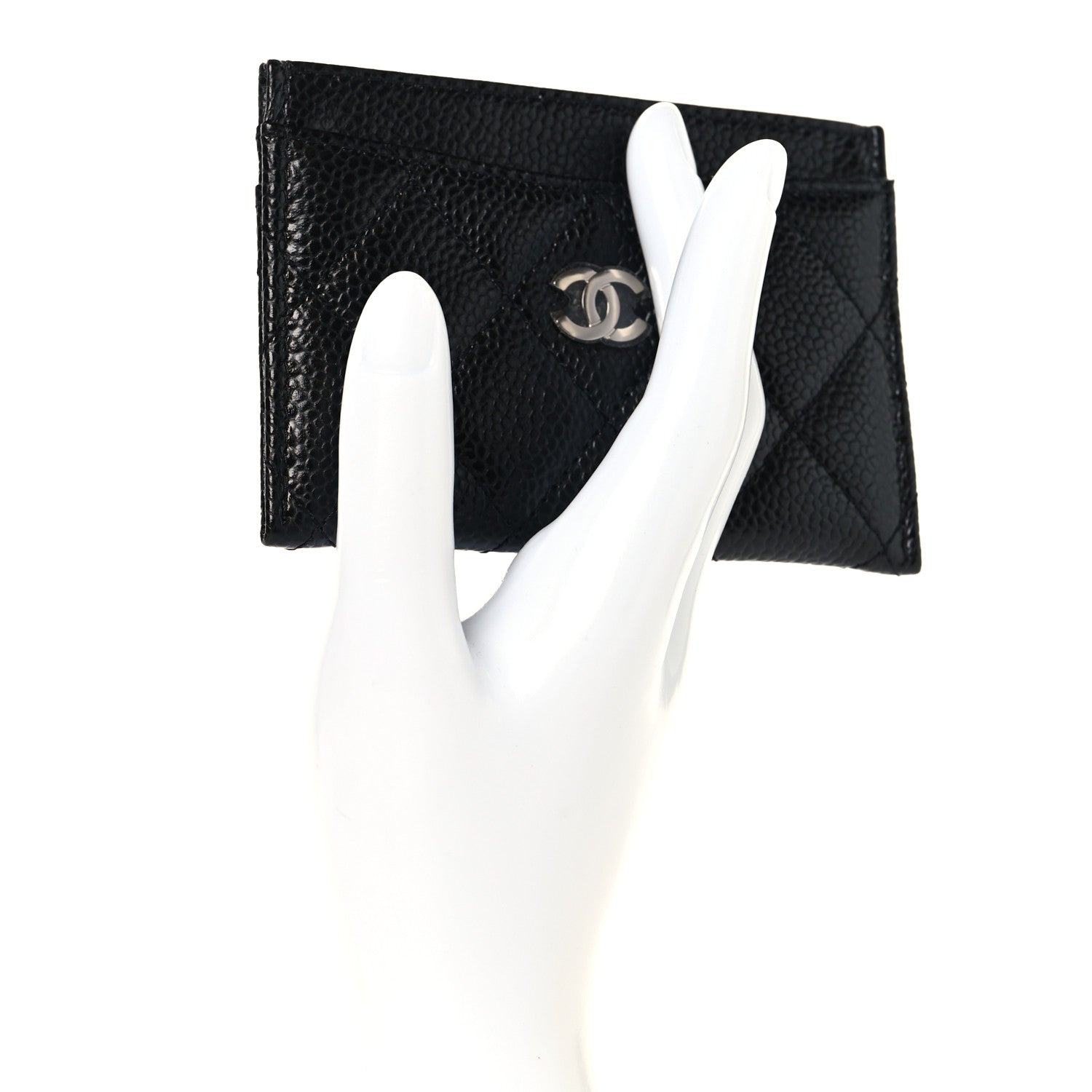 Chanel Caviar Quilted Card Holder Black 2 of 9