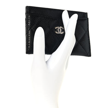 Chanel Caviar Quilted Card Holder Black 2 of 9