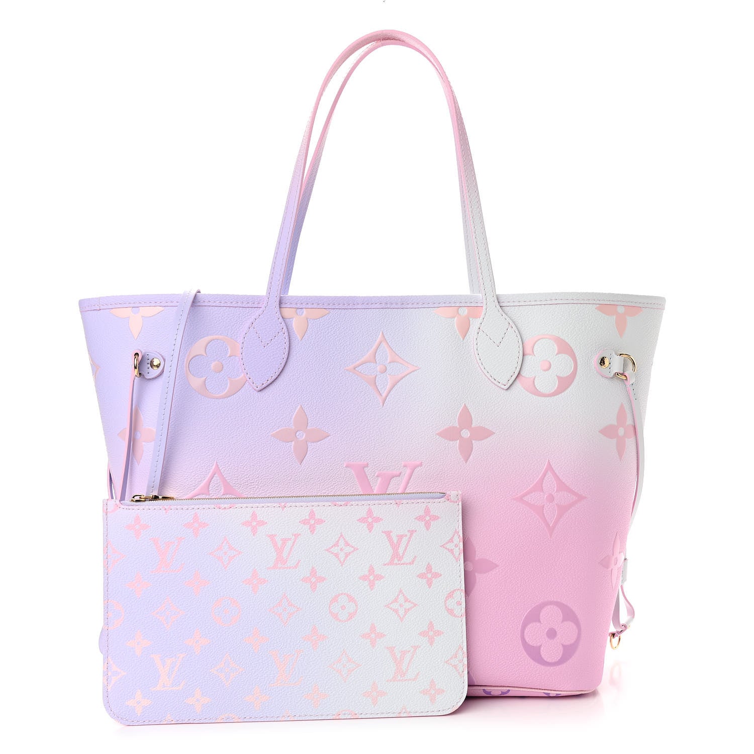 Louis Vuitton Monogram Giant Spring In The City Neverfull MM Sunrise Pastel 1 of 10