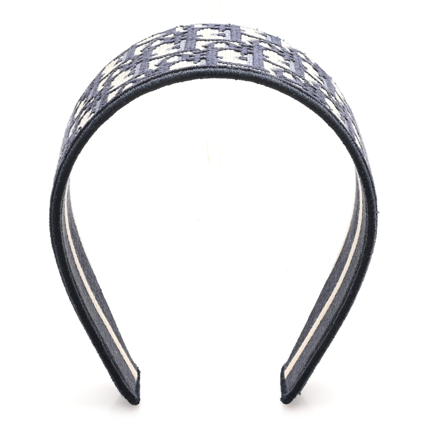 Christian Dior Oblique Headband Blue 1 of 5