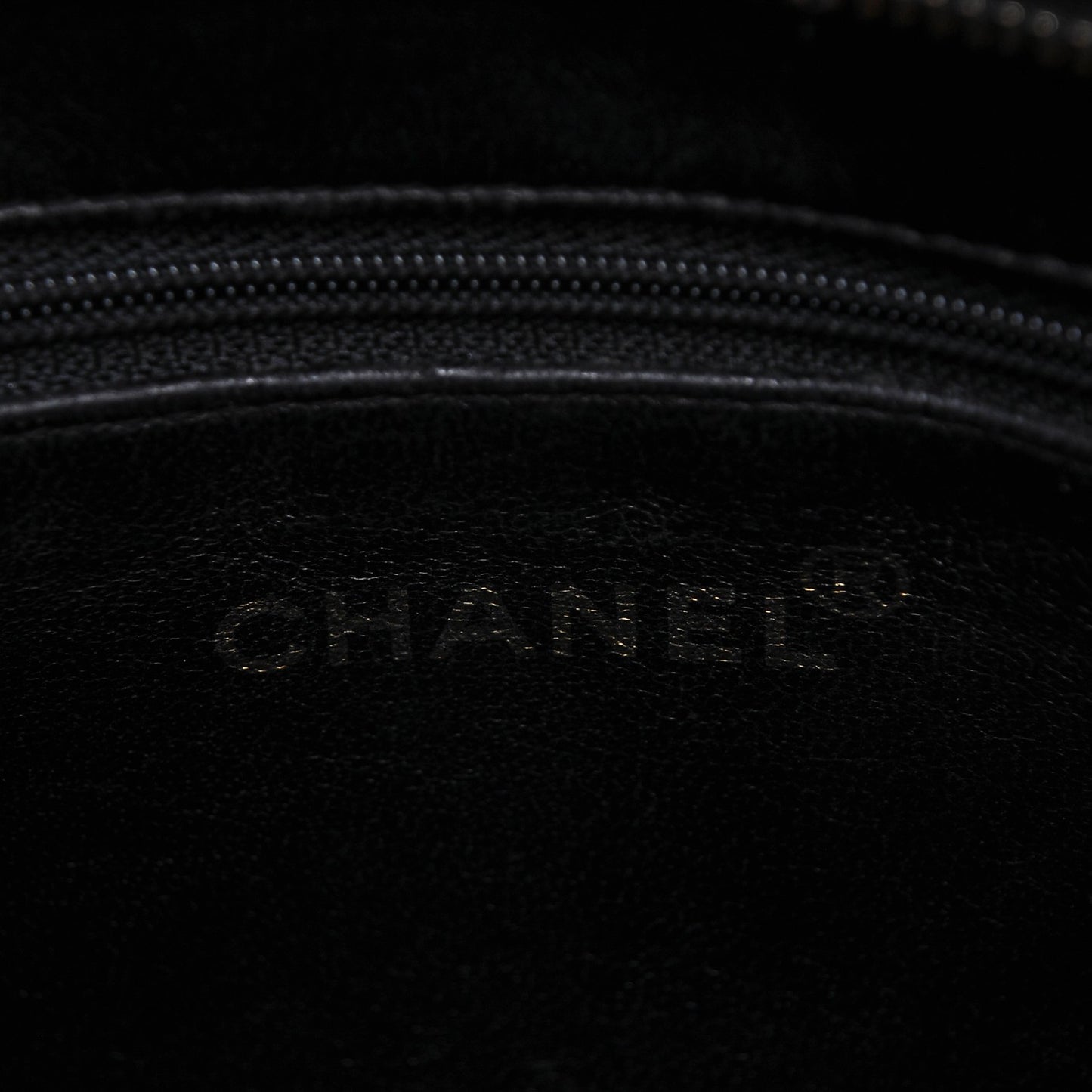 Caviar Quilted Medallion Tote Black