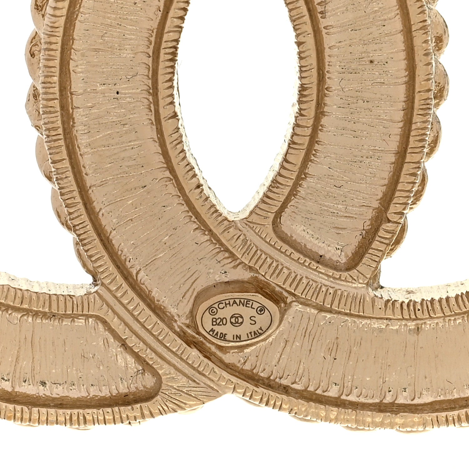 Chanel Pearl Crystal April In Paris CC Brooch Gold 3 of 4