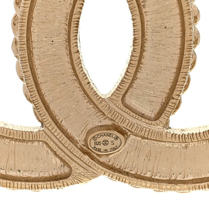 Chanel Pearl Crystal April In Paris CC Brooch Gold 3 of 4