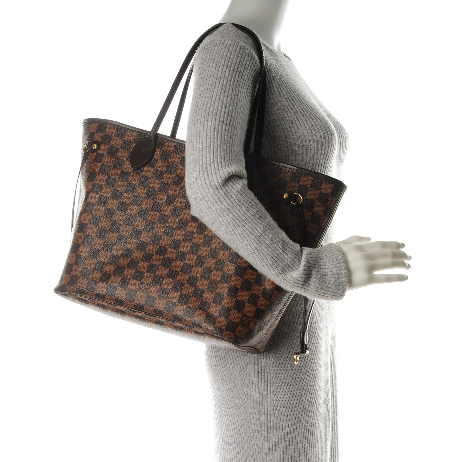 Louis Vuitton Damier Ebene Neverfull MM 2 of 8