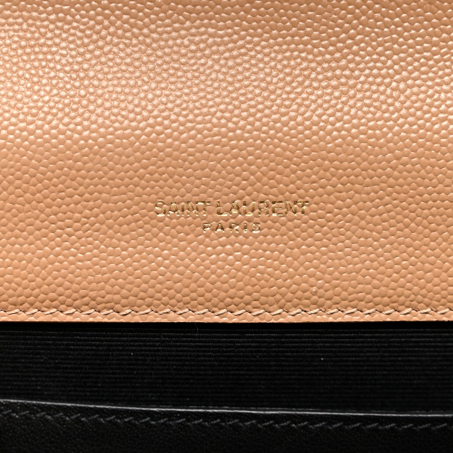 Grain De Poudre Textured Mixed Matelasse Medium Triquilt Monogram Satchel Dark Cork