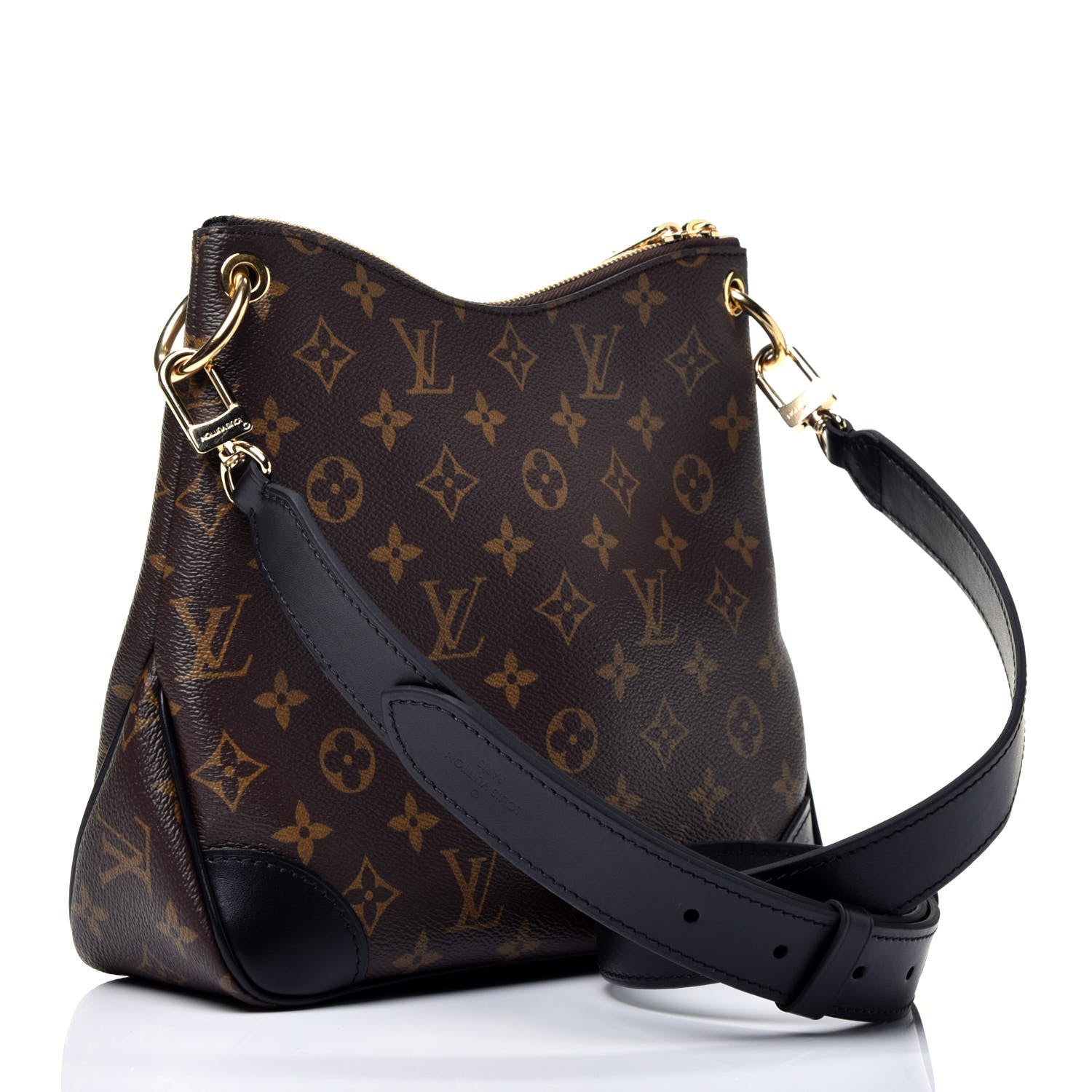 Louis Vuitton Monogram Odeon PM Black 2 of 8