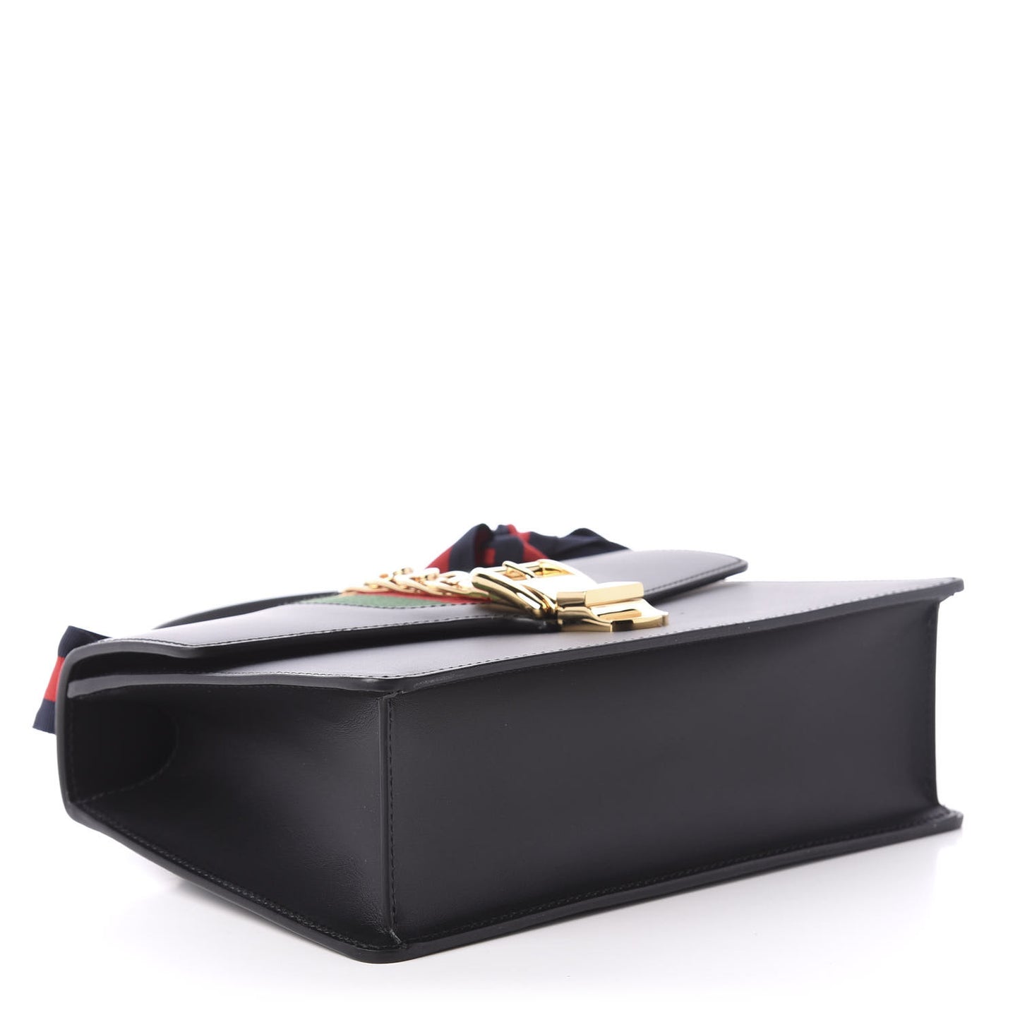 Calfskin Small Sylvie Shoulder Bag Black