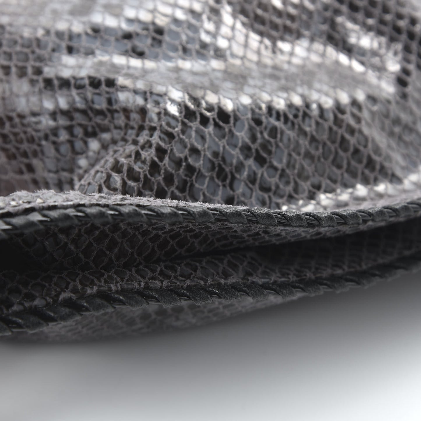 Eco Python Falabella Hobo Dark Grey