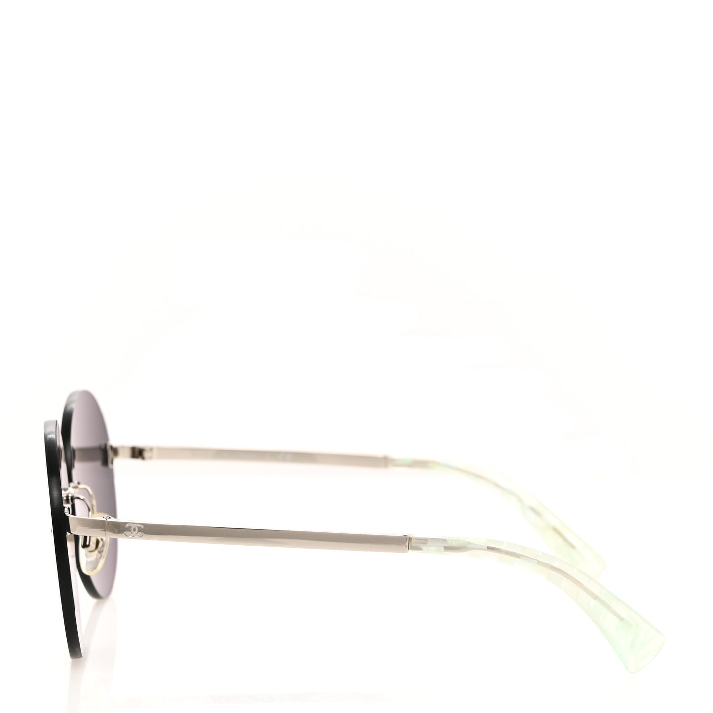 Mirrored Round Sunglasses 4216 Purple
