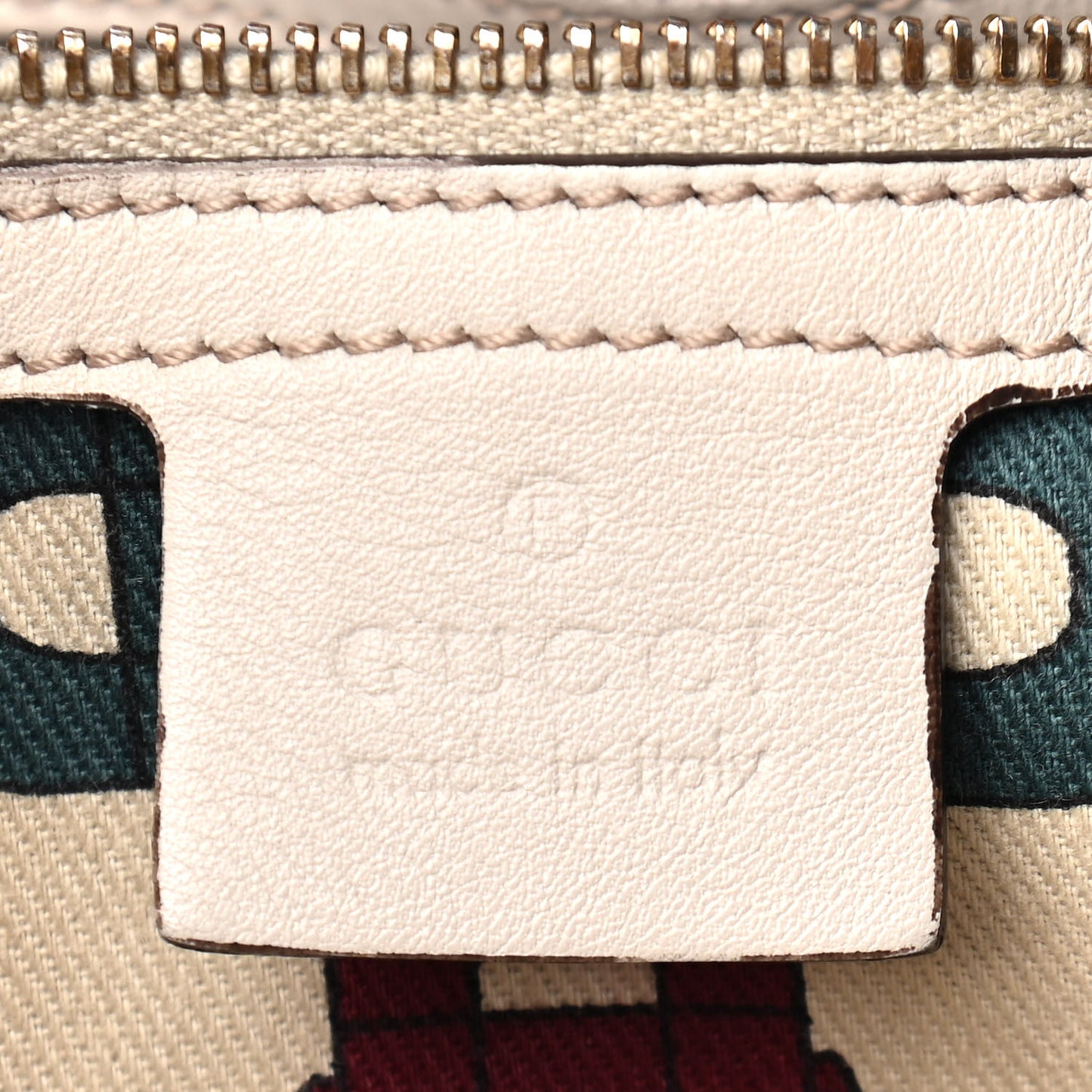 Guccissima Small Pelham Shoulder Bag Off White
