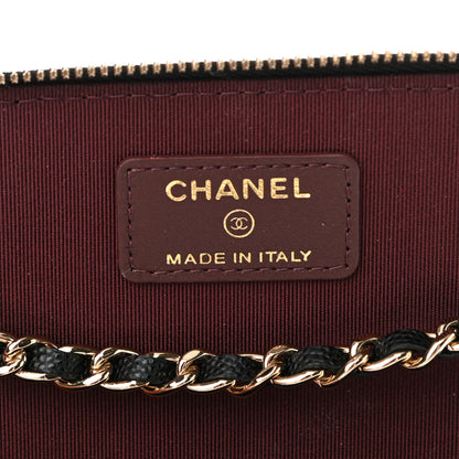 Chanel Caviar Quilted Small Vanity Case With Chain Black 6 of 11