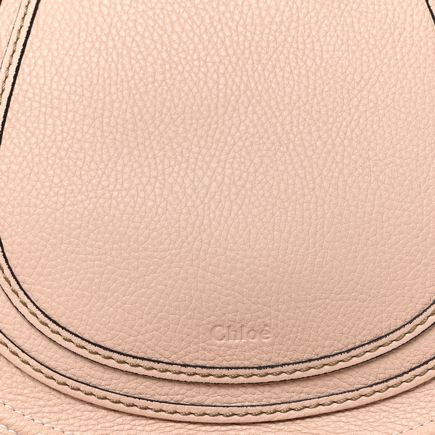 Calfskin Medium Marcie Round Crossbody Bag Blush Nude