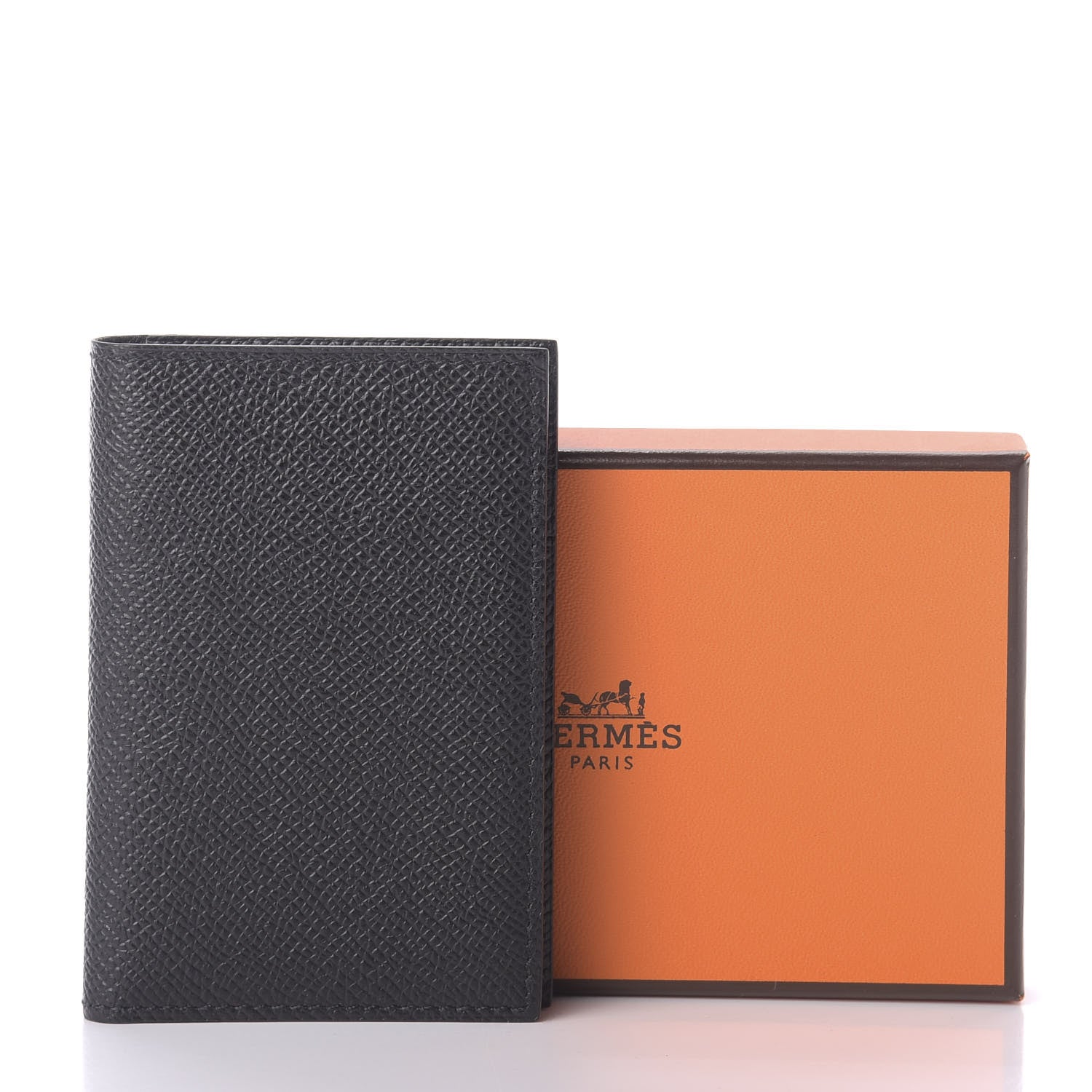 Hermes Epsom MC2 Euclide Card Holder Case Black 7 of 7